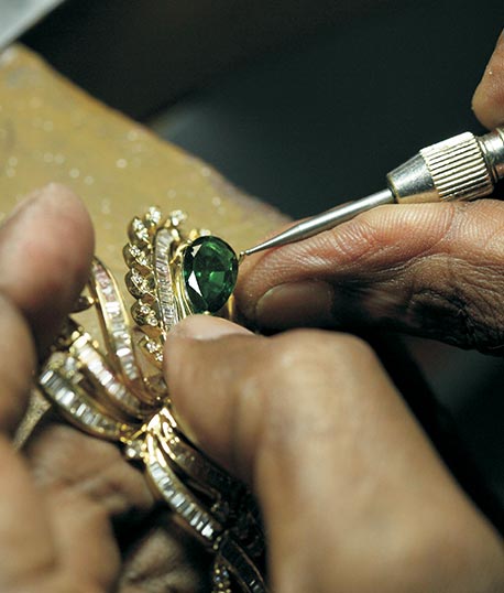 Kundan work in progress